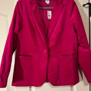 J. Crew Fuchsia Blazer